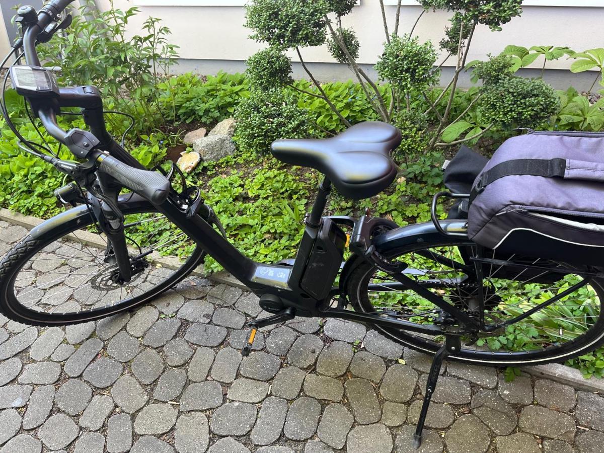 Fewo Mit 3 Sz, Direkte Innenstadtlage, Suedterrasse, Parkplatz Auf Dem Eigenem Privatgrundstueck, 2X E-Bike Und E-Autoladesaeule Inklusive, Konzertkirche, Schauspielhaus, Fh, Jahnsportforum Sowie Der Tollensesee Sind Fusslaeufig In Ein Paar Minuten E Neubrandenburg Esterno foto